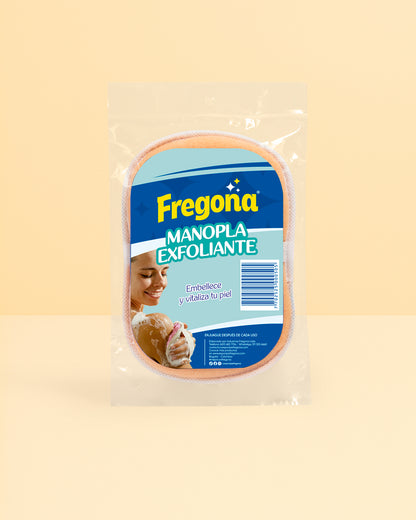 Manopla Exfoliante Suave X1 - Fregona